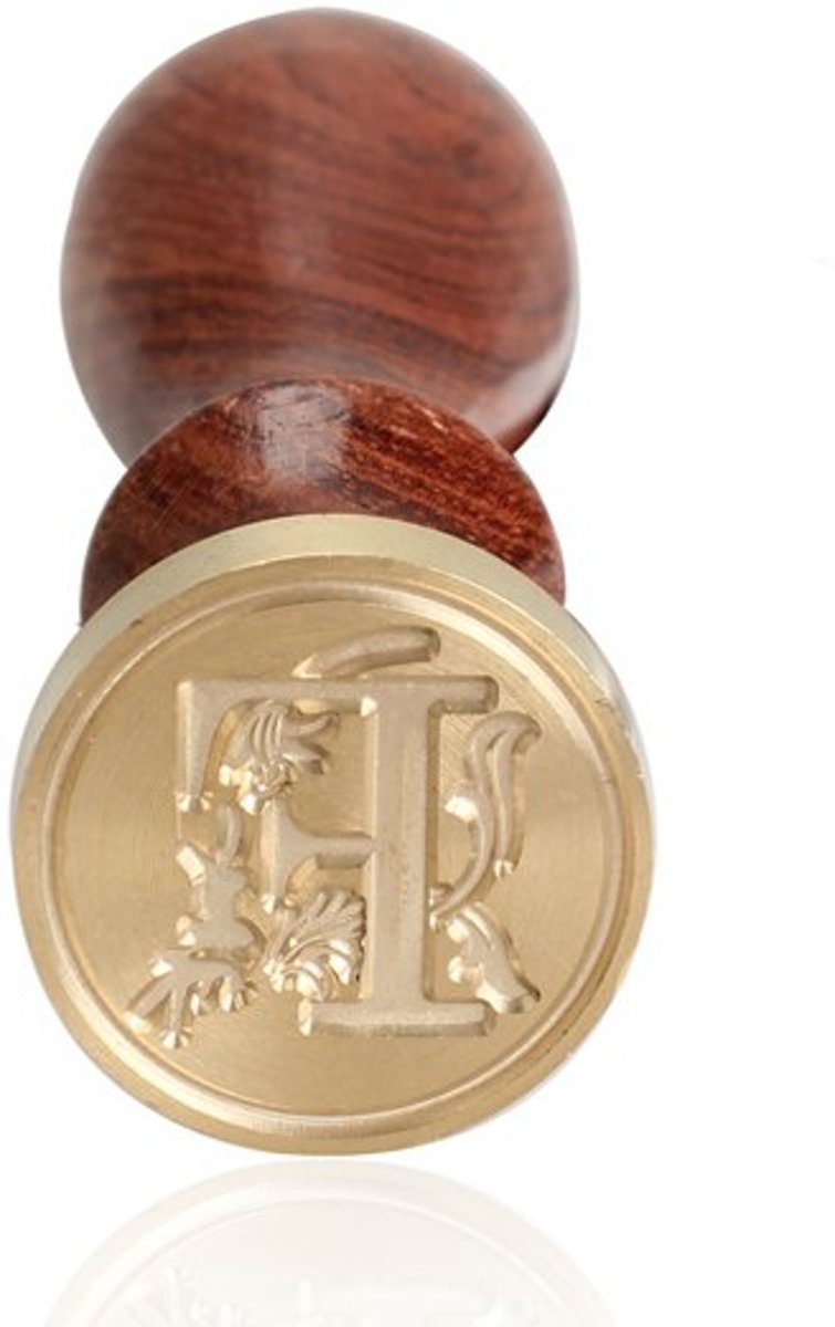 Houten Stempel met Letter F | Wax Seal | Stempelen